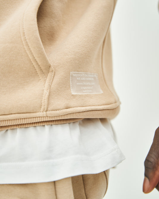 Unisex Beige Hoodie Limited