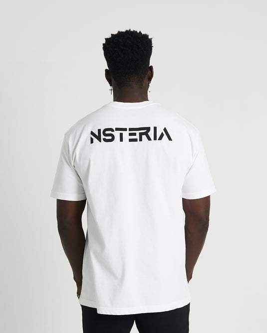 Nsteria Side Logo Tee - White